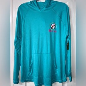 NWT Buc-ee’s Mint Long Sleeve Performance Hoodie XL